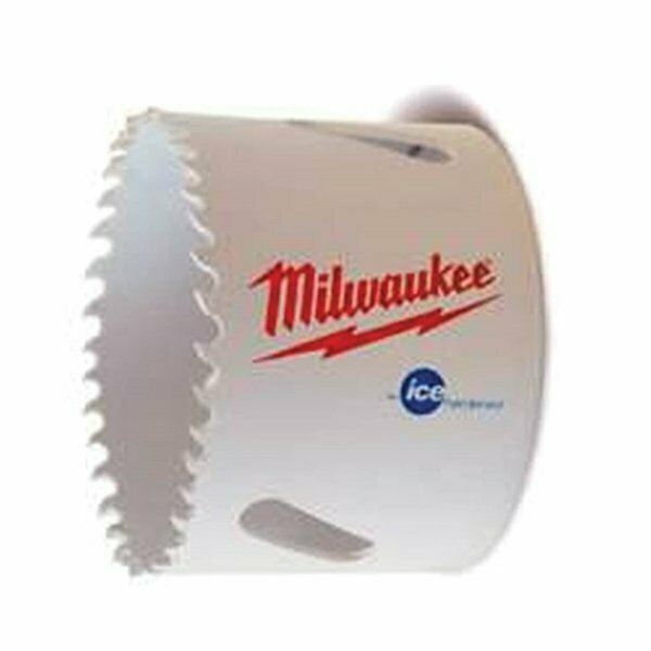 Ice Hardened Milwaukee Hole Saw, 1-1/2 in Dia, 1-5/8 in D Cutting, 5/8-18 Arbor, Bi-Metal Cutting Edge 49-56-0082